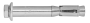 Liebig анкер для высоких нагрузок S M10-15/70/40 оцинк. Liebig анкер для высоких нагрузок S M10-15/70/40 оцинк.