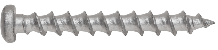 Шуруп для легкого бетона KBRM 8X65 P с цилиндрической головкой