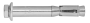 Liebig анкер для высоких нагрузок S M10-15/70/40 оцинк. Liebig анкер для высоких нагрузок S M10-15/70/40 оцинк.