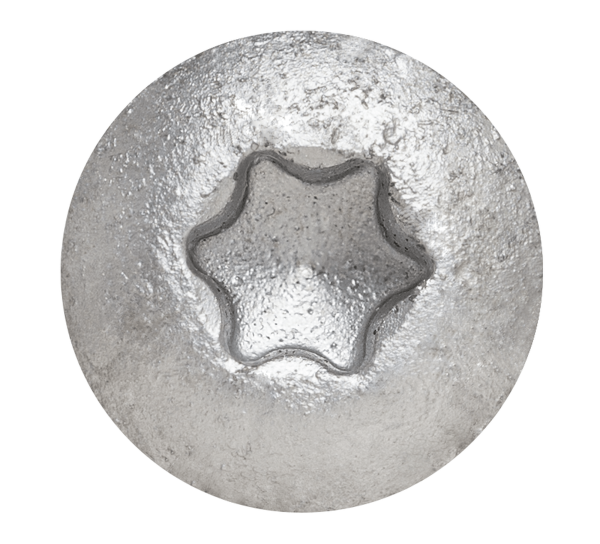 Шуруп для легкого бетона KBRM 8X65 P с цилиндрической головкой