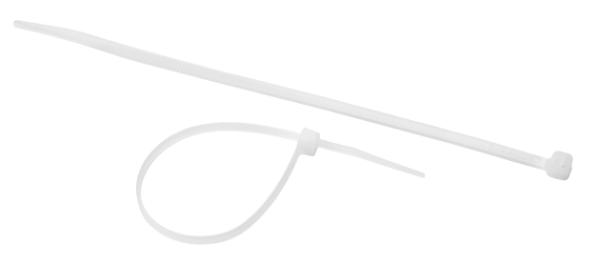 Кабельная стяжка JS+ 100x2,5 прозрачная (упак.500)