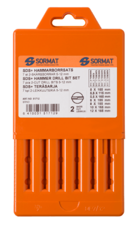 Бур 2-х резцовый SDS+ 5-12mm