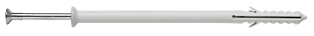Дюбель-гвоздь LYT 8/160 UK KP электрооцинкованный, с потайной манжетой